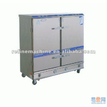 Stainless steel double door steam rice machine/steaming cars